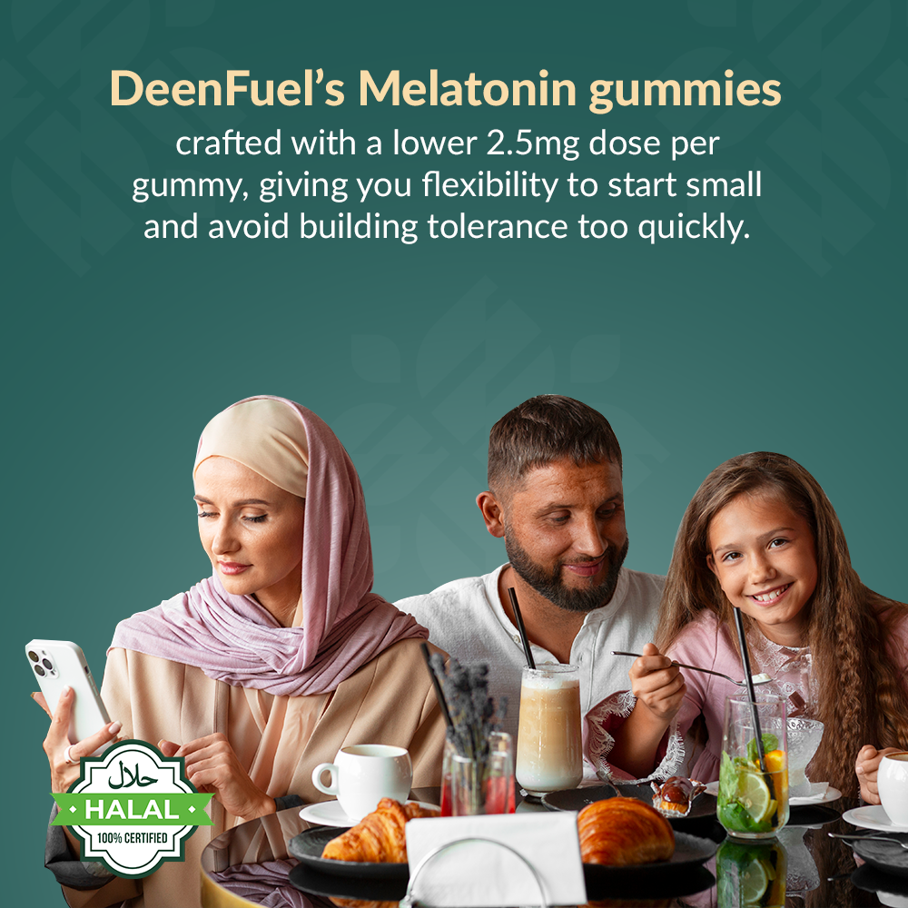 DeenFuel melatonin gummies as part of a bedtime routine