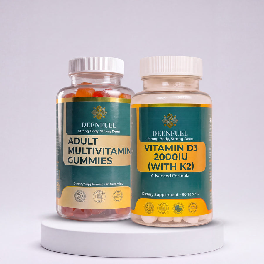 Daily Wellness Duo: Adult Multivitamin Gummies and Vitamin D3 with K2