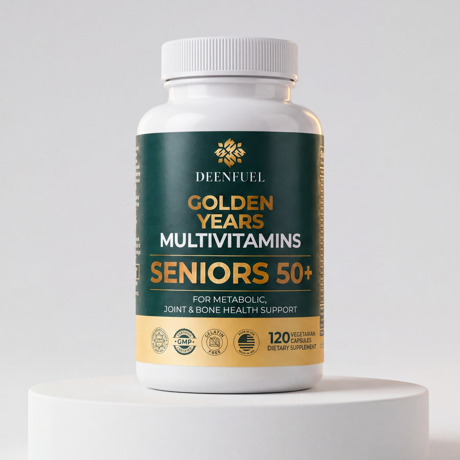 DeenFuel Golden Years Multivitamins Seniors 50+ bottle