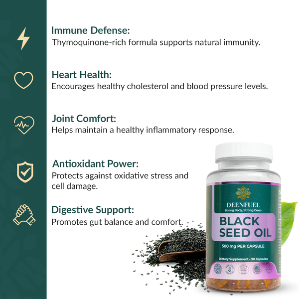 DeenFuel Black Seed Oil lifestyle wellness shot