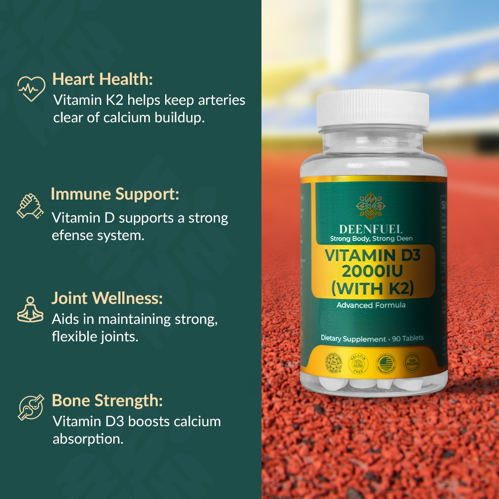 DeenFuel Vitamin D3 K2 sunshine vitamin wellness