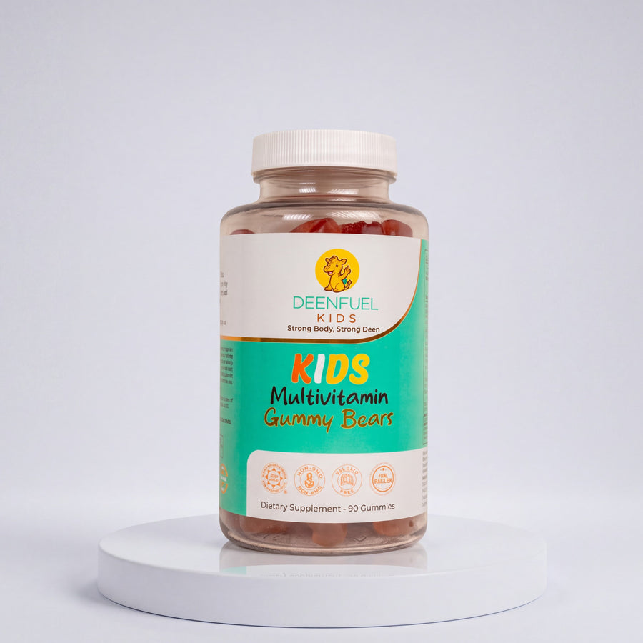 DeenFuel Kids Multivitamin Gummy Bears bottle