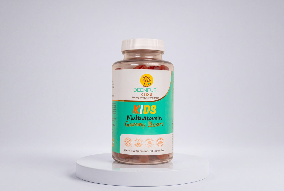 DeenFuel Kids Multivitamin Gummy Bears bottle